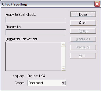   Check Spelling