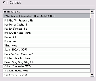  Print Settings 