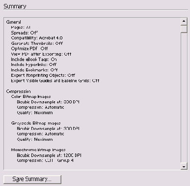  Summary   Export PDF