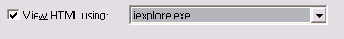   View HTML using