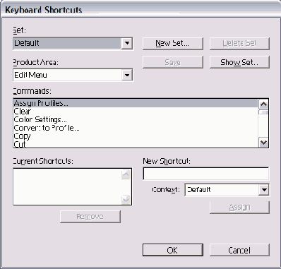   Keyboard Shortcuts